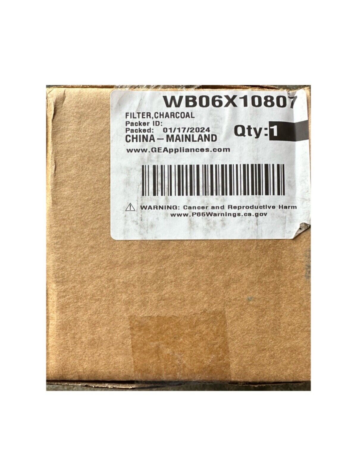 OEM GE AIR FILTER FACTORY COMPATIBLE CHARCOAL CARBON FILTERS FOR GE WB06X10807