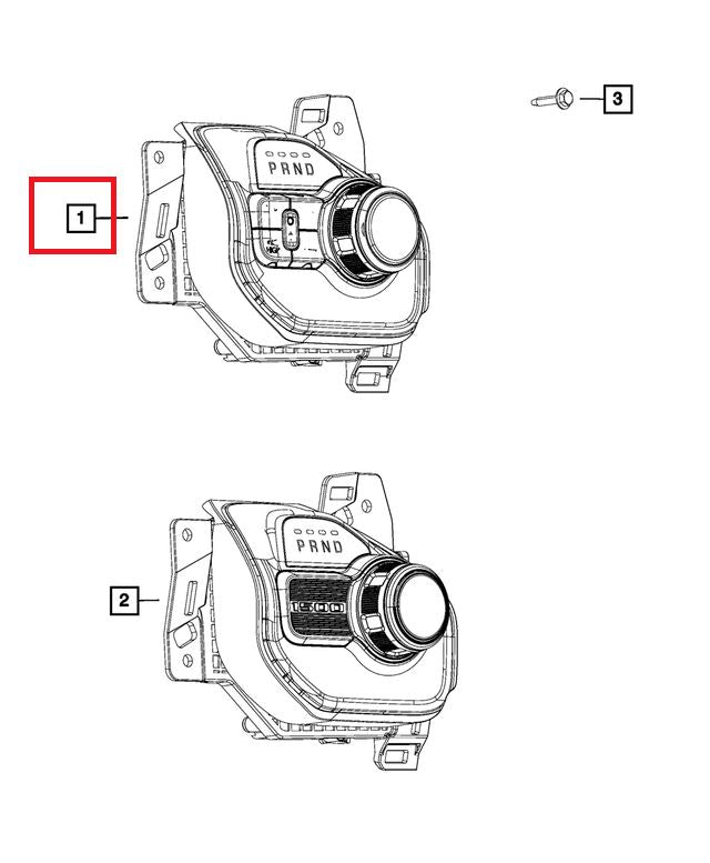 Transmission Shifter Mopar 68521208AA Fits 2022 Ram 1500
