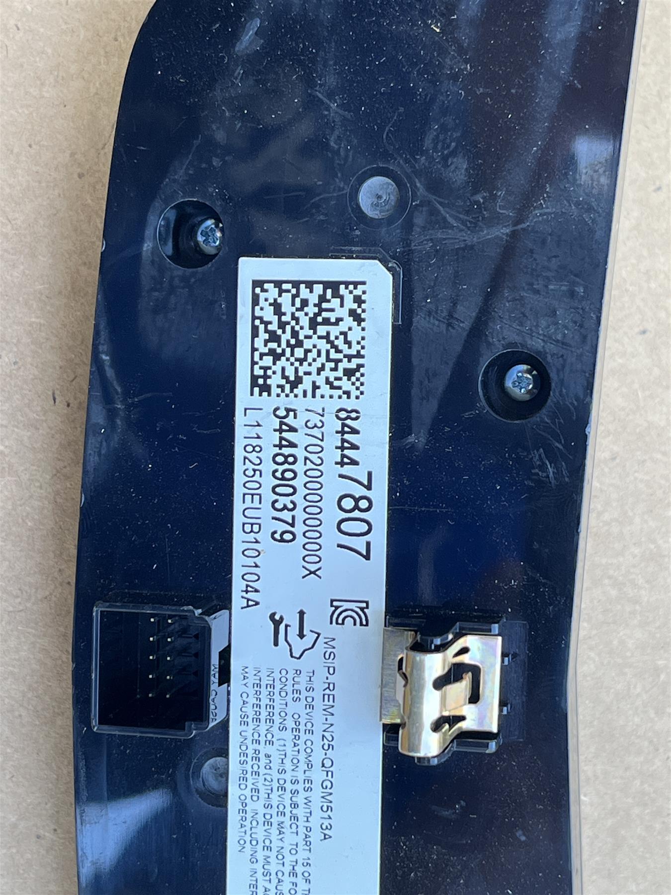 Genuine GM 84447807 Cadillac CT6 XT5 HVAC Climate Control Panel