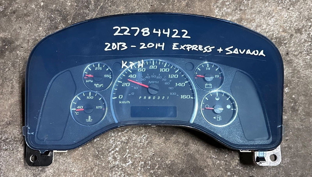 OEM | Speedometer Instrument Cluster fits 2013 - 2014 Savana Express Reman