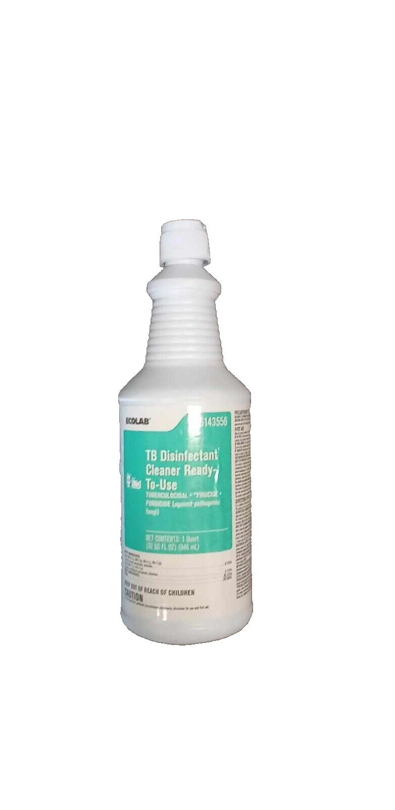 New EcoLab TB Disinfectant Cleaner Ready-To-Use 6143556 Case of 12