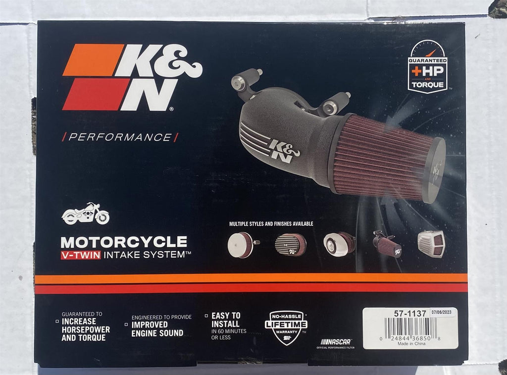 K&N 57-1137 Air Intake System for Harley Softail/Dyna FI