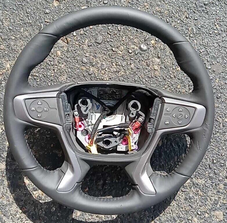 2017-2020 GMC Acadia Black Steering Wheel Vulcan 84433489
