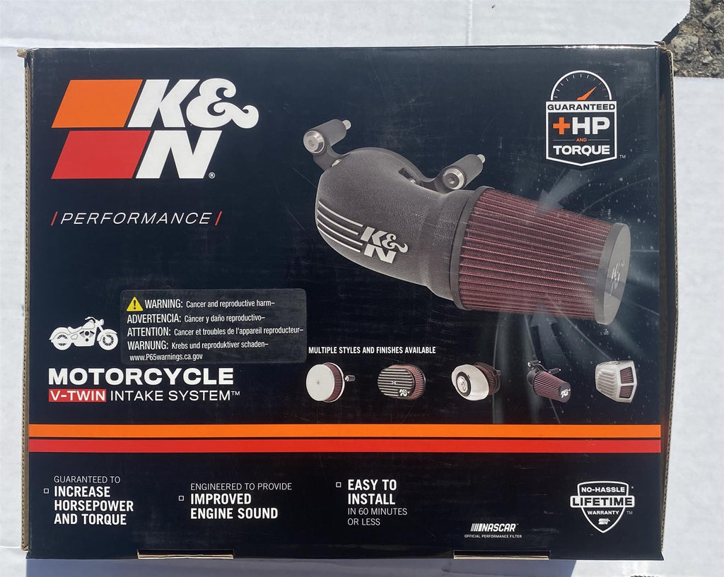 K&N 57-1137 Air Intake System for Harley Softail/Dyna FI