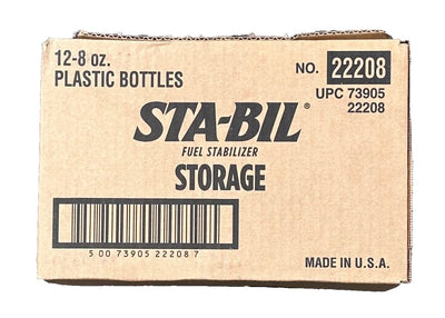STA-BIL Oil Treatment - Case of 12 Bottles - 8 Ounce Bottles
