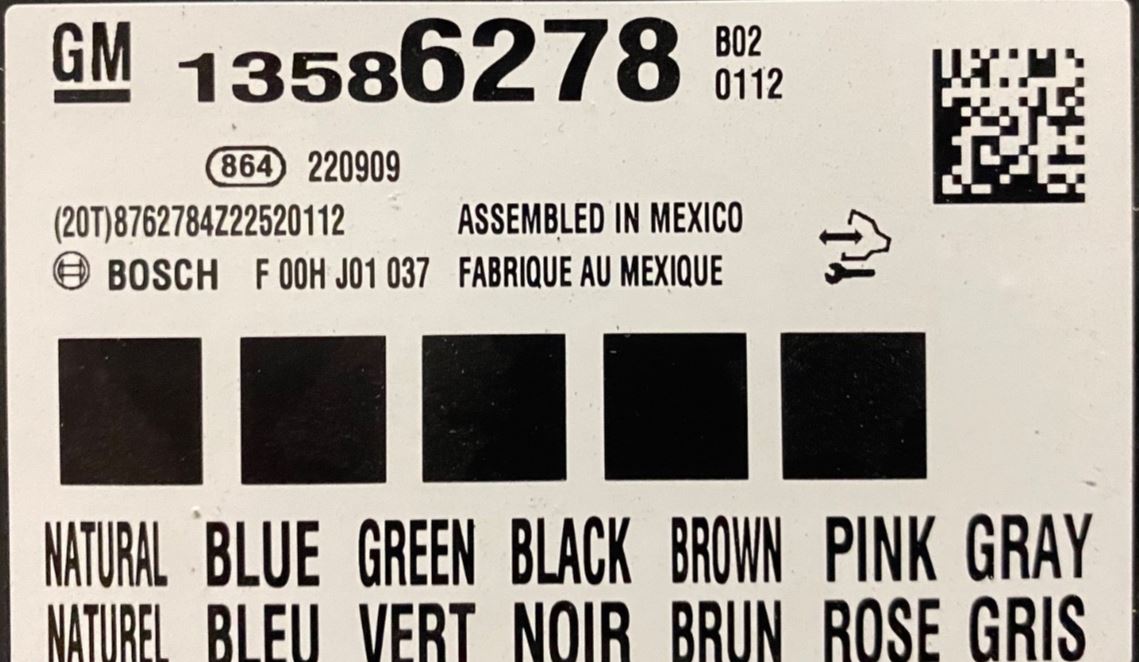 OEM | Body Control Module fits in 2011 Camaro GM 13586278
