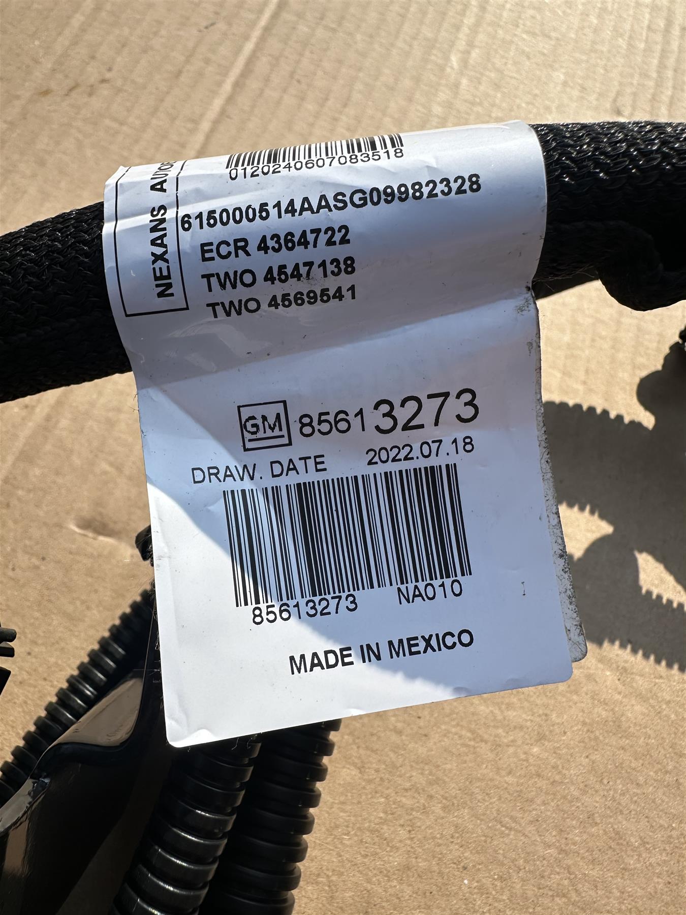 GM OEM 85846499 Rear Chassis Wiring Harness 85613273 New Other