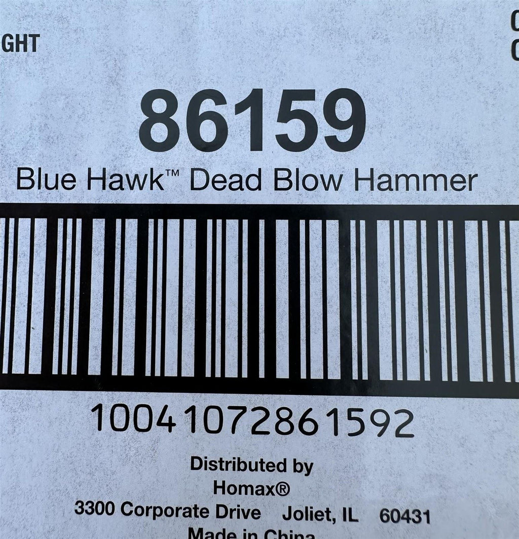Dead Blow Hammer by Blue Hawk Case of 6