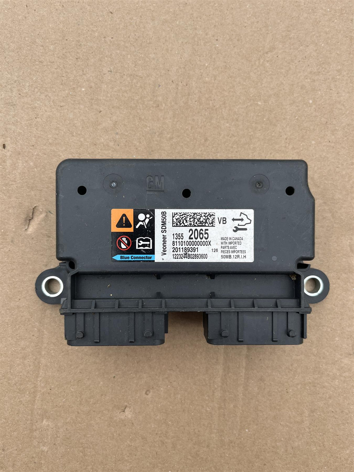 OEM GM 13552065 SRS Restraint Airbag Control Module Silverado Sierra