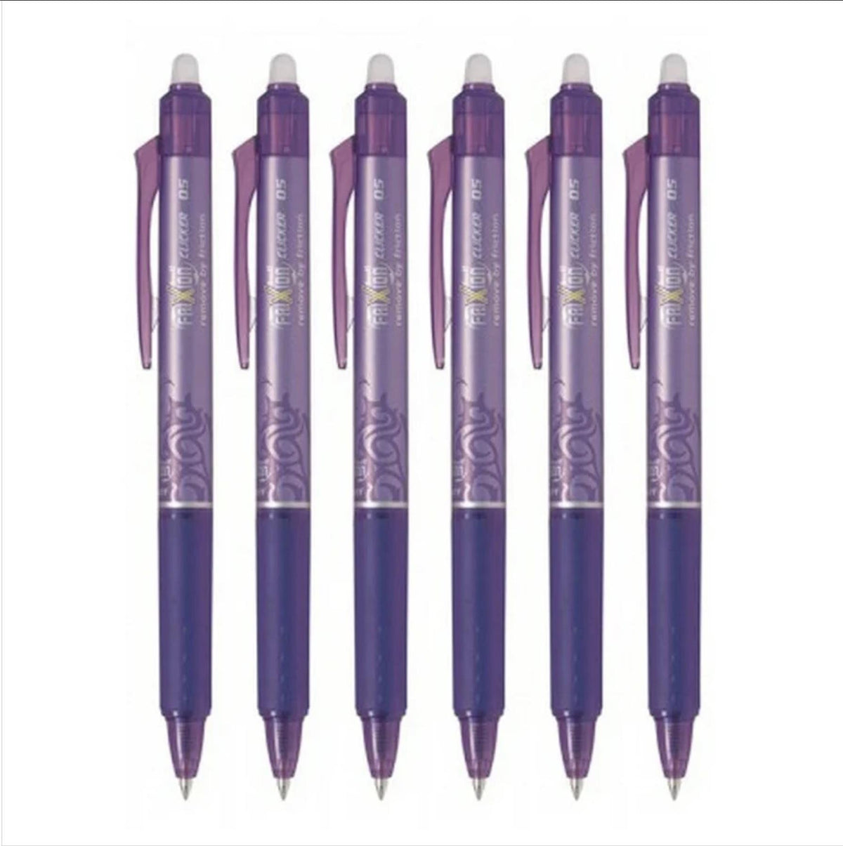Pilot Frixion Erasable Retractable Purple 6 count