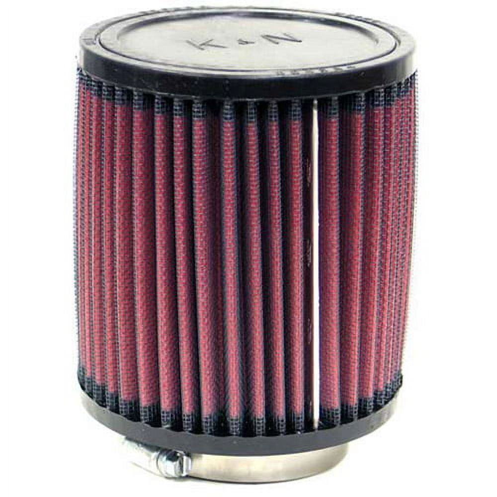 K&N Universal Clamp-On Air Filter: High Performance, Premium, Washable, Replacement Engine Filter: Flange Diameter: 2.5625 In, Filter Height: 5 In, Flange Length: 0.75 In, Shape: Round, RA-0610