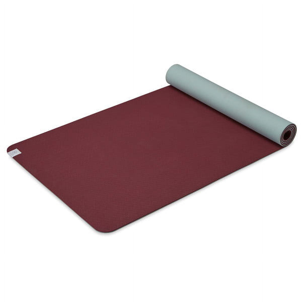 Gaiam Performance TPE Yoga Mat, Sangria Lagoon, 6mm