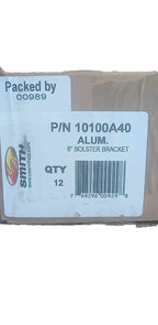 CE Smith Bolster Bracket Aluminum, 8",  Double Slot, Case of 12 10100A40
