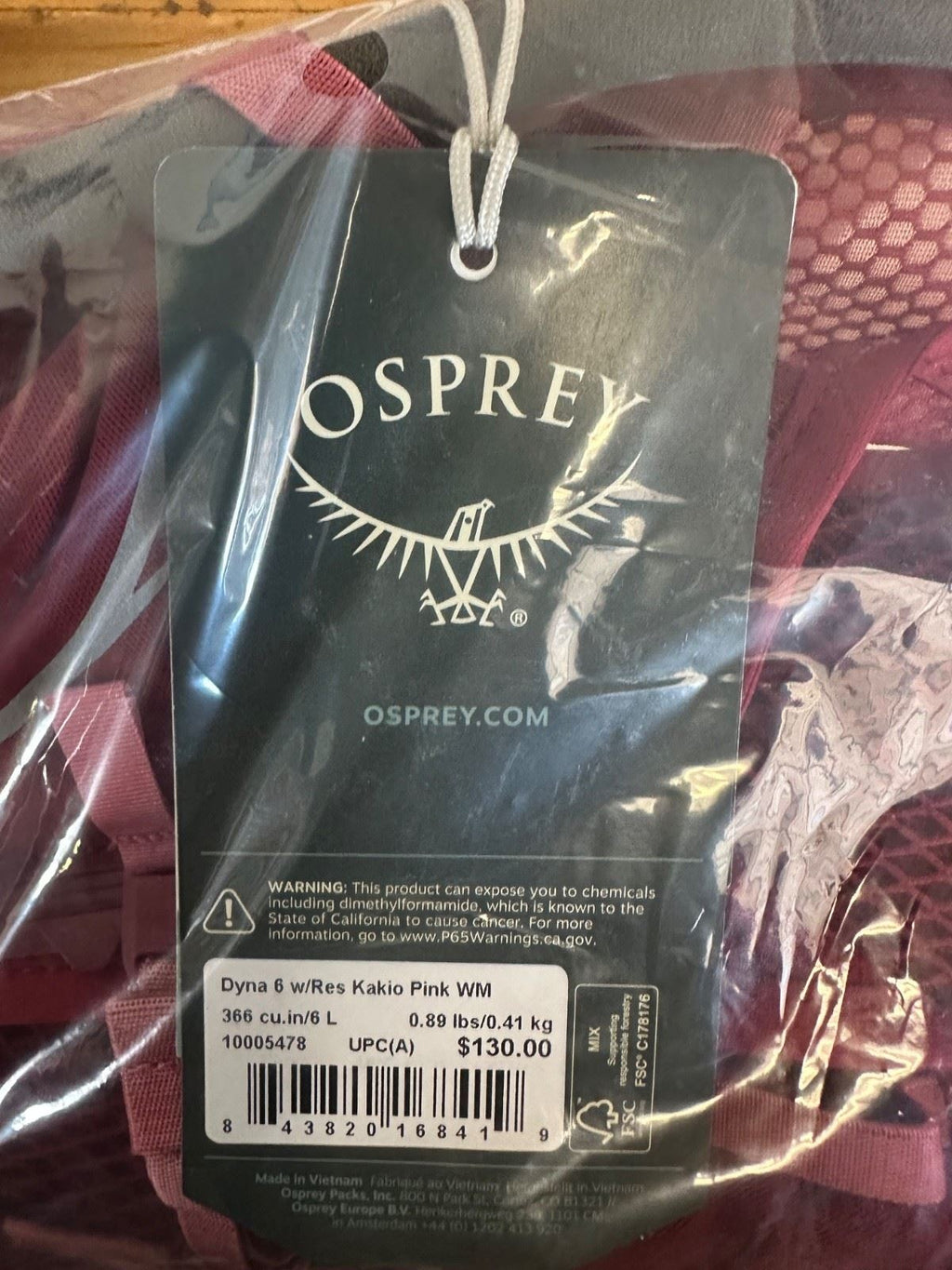 Hydration Pack With Flask Osprey Dyna 6 Women's Kakio Pink