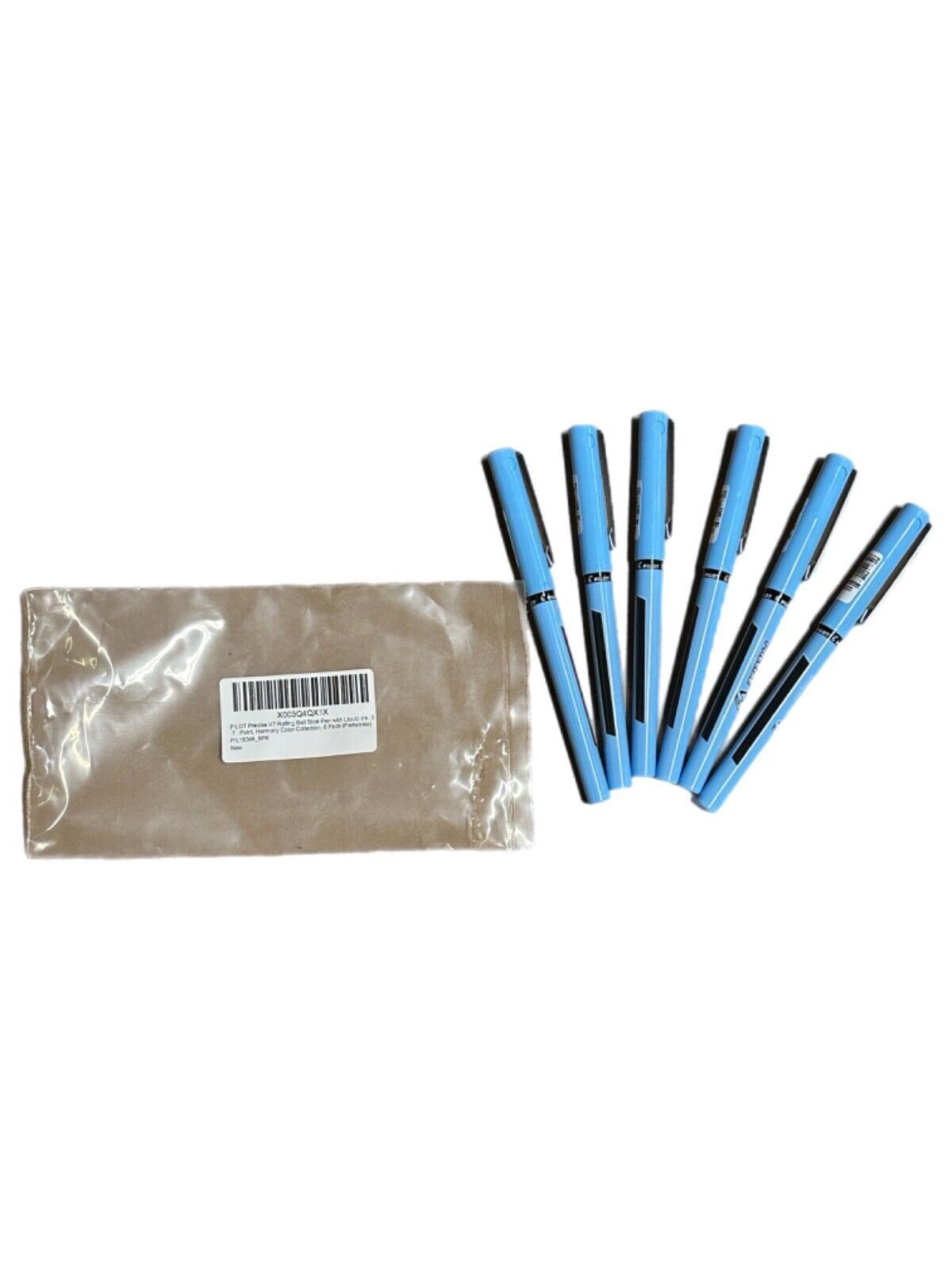6 Pack Pilot Prcise V7 Rolling Stick Pen Harmoney Color Collection Periwinkle
